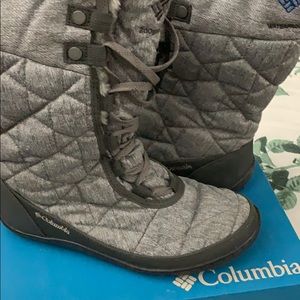 Grey Columbia Boots
